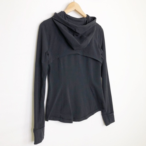 Lululemon define size 10 black hooded zipfront jacket - Picture 7 of 12